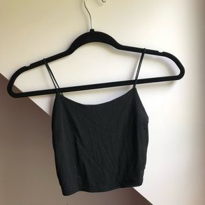 Cropped Black Tanktop